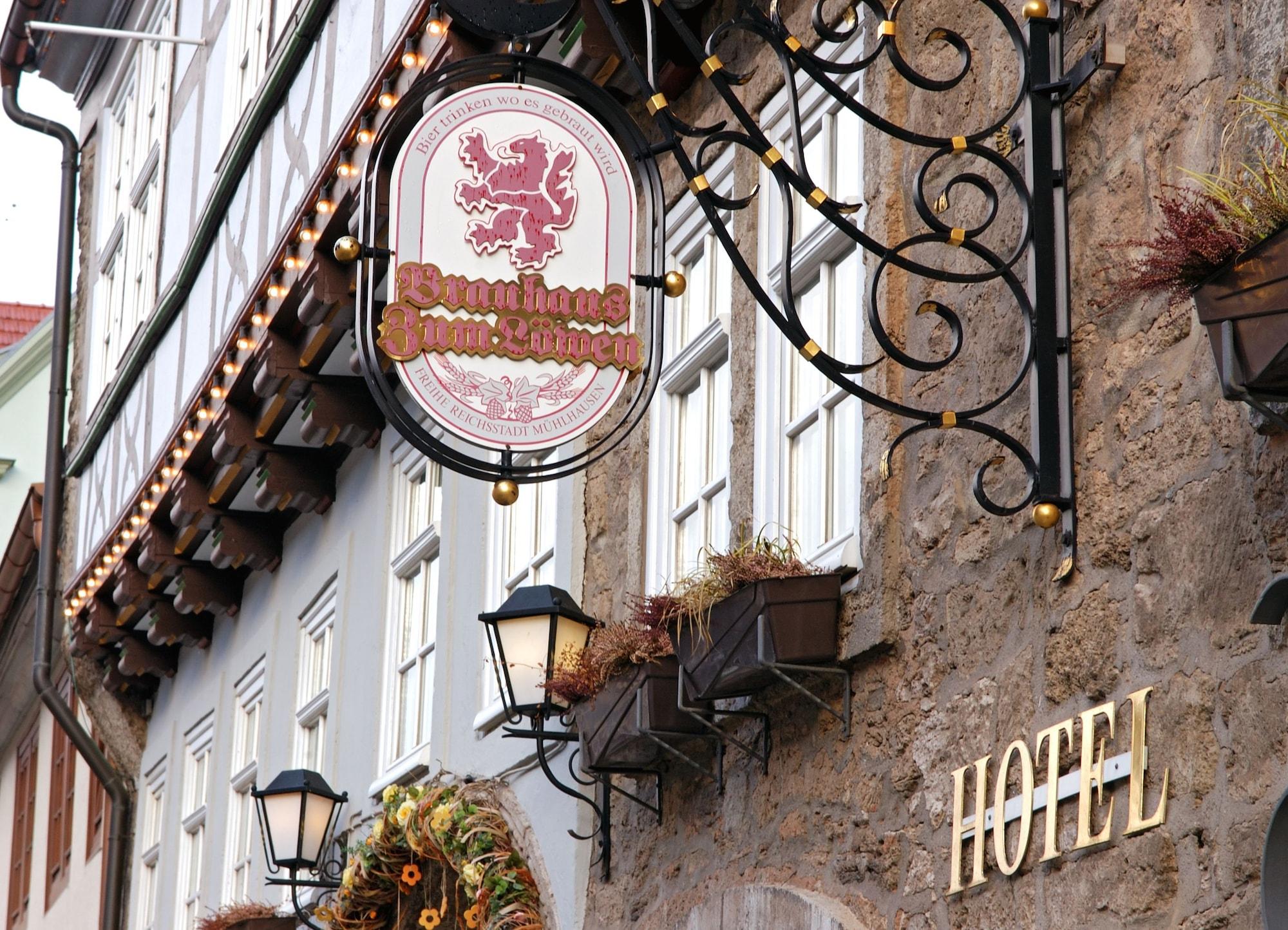 Brauhaus Zum Loewen Hotel Muehlhausen  Exterior photo